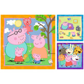 Ravensburger - Peppa Pig - La familia y amigos de Peppa - 3x49 piezas - Puzzles